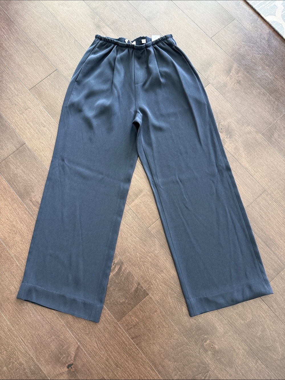 Vince Wide-Leg Navy Pull On Pants XS/TP